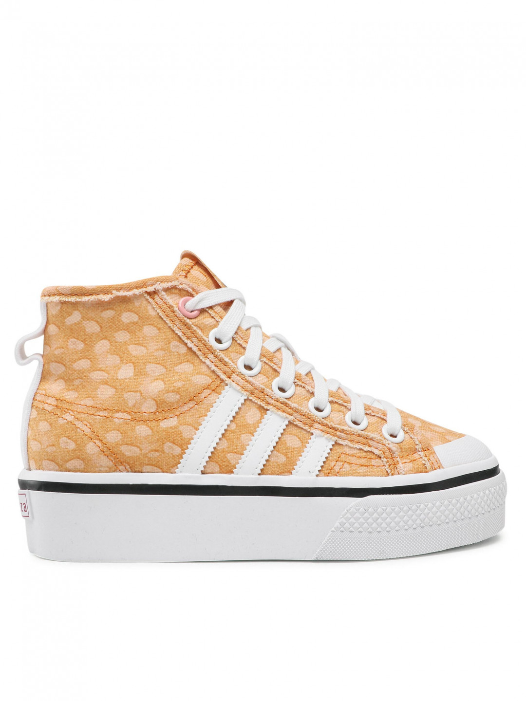Adidas Sneakersy Disney Nizza Platform Mid GZ1657 Oranžová